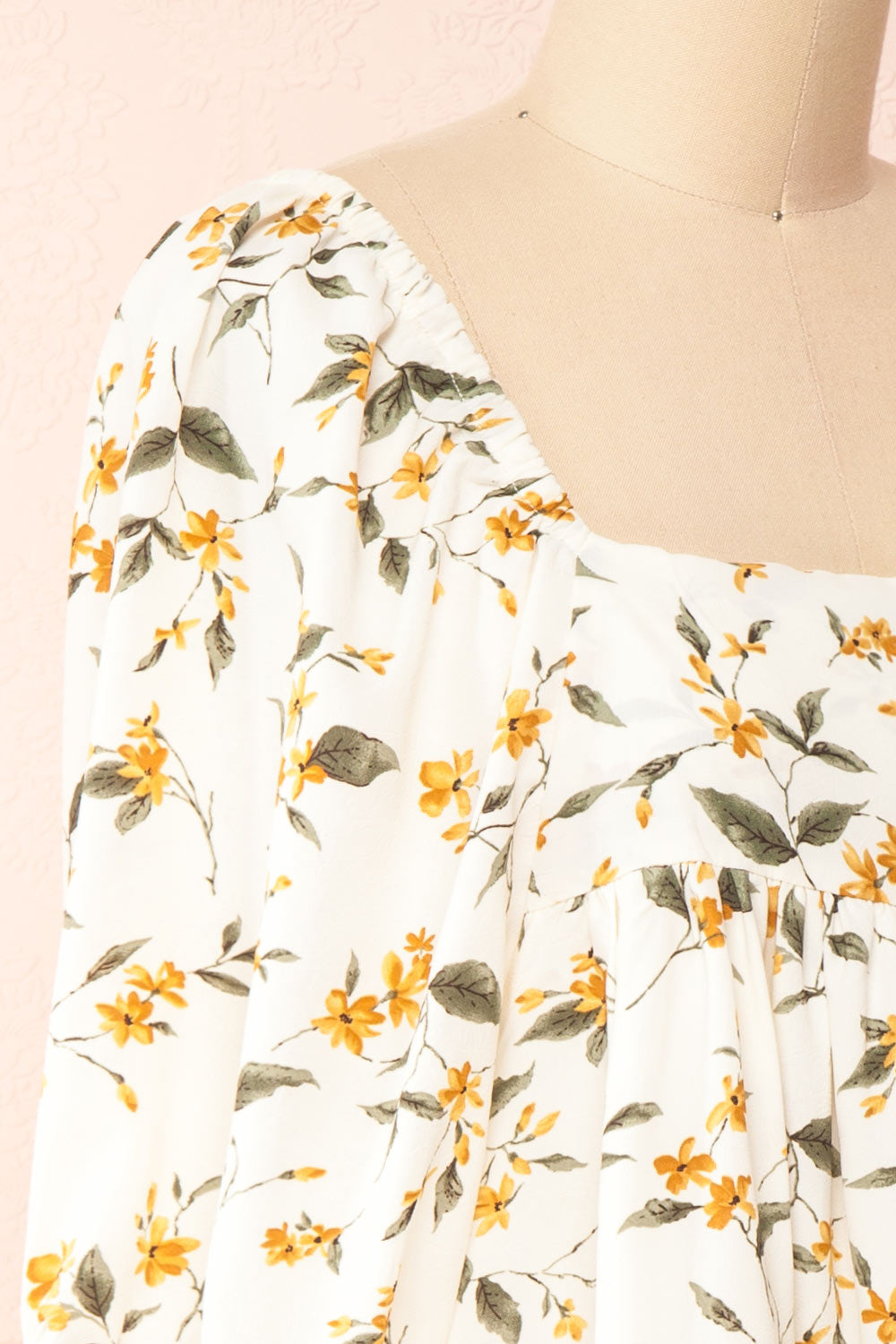 Tuline | Short Floral Babydoll Dress