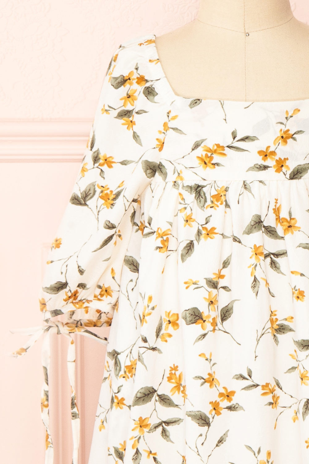 Tuline Mini | Short Floral Babydoll Dress for Kids