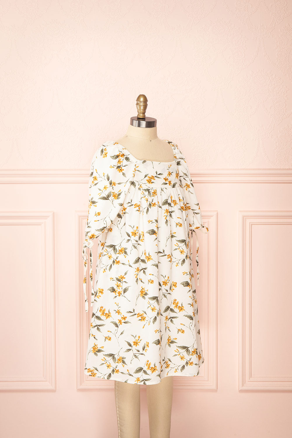 Tuline Mini | Short Floral Babydoll Dress for Kids