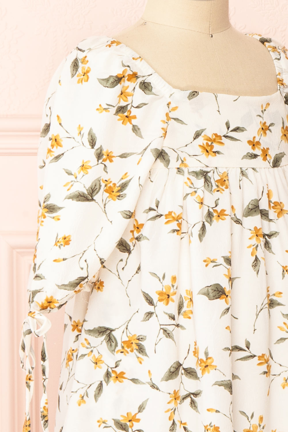Tuline Mini | Short Floral Babydoll Dress for Kids
