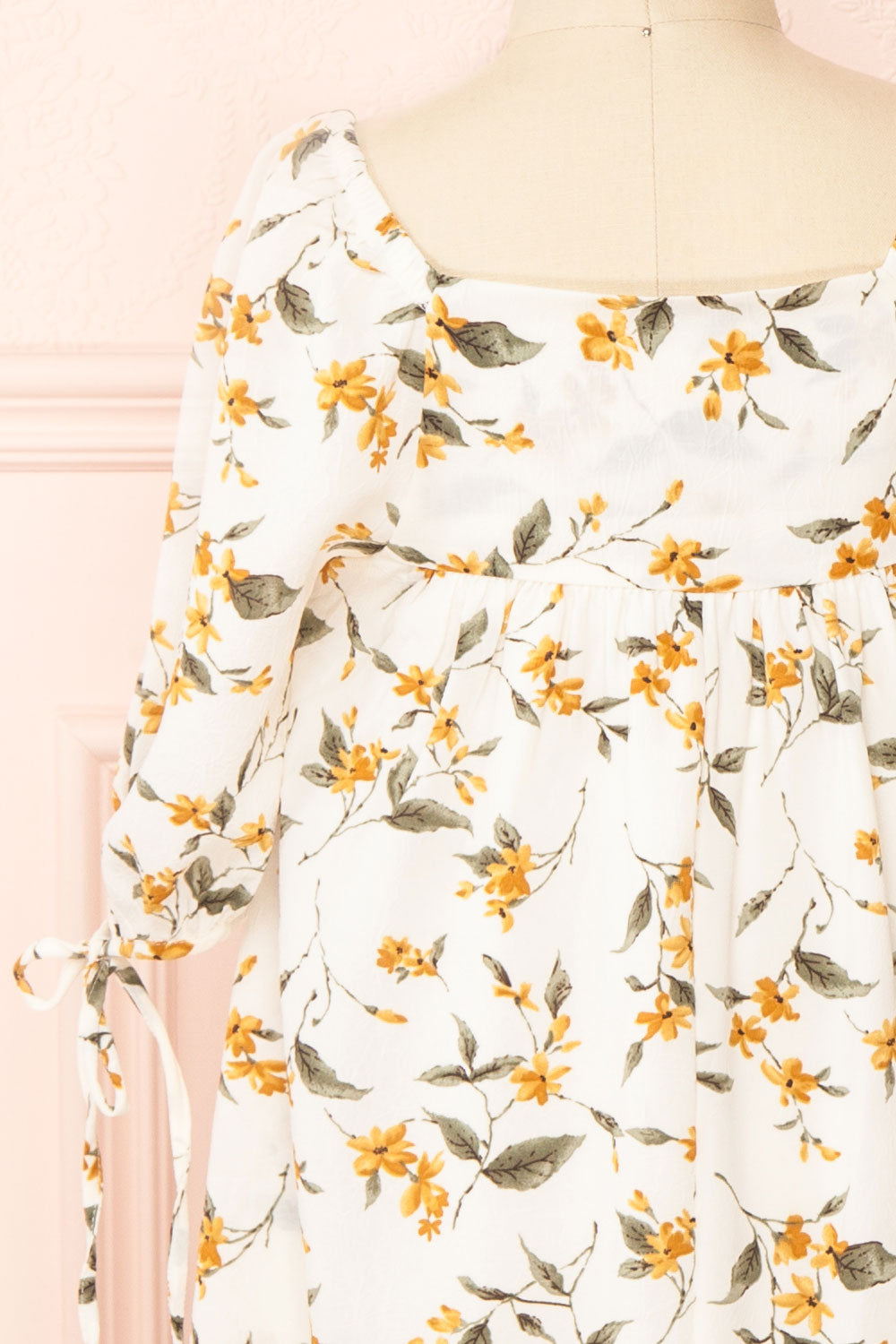 Tuline Mini | Short Floral Babydoll Dress for Kids
