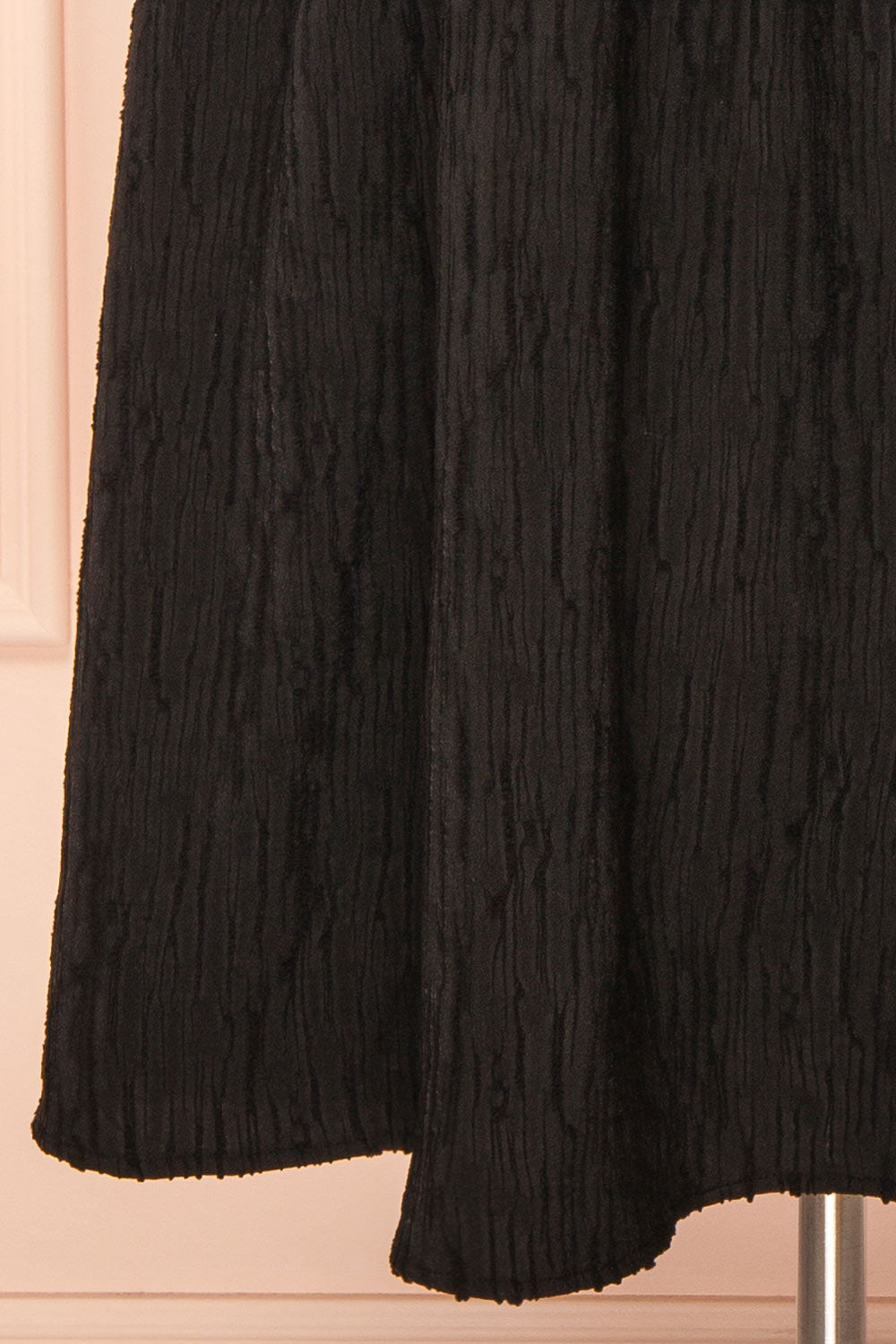 Tyrah Black | Midi Dress with Drop Waist