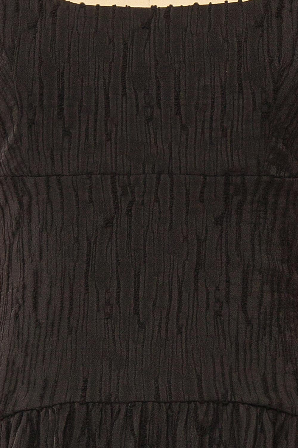 Tyrah Black | Midi Dress with Drop Waist