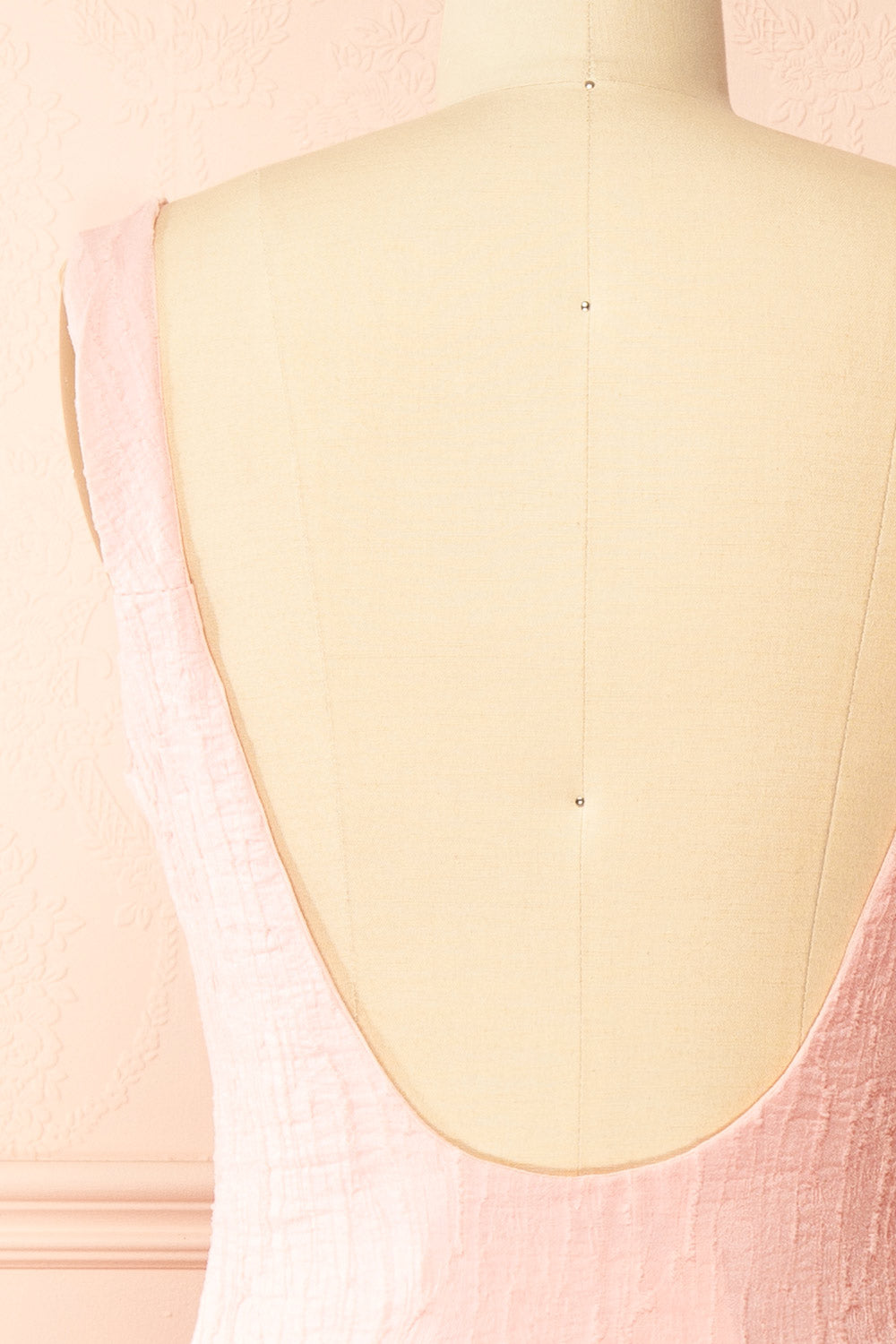 Tyrah Pink | Midi Dress with Drop Waist