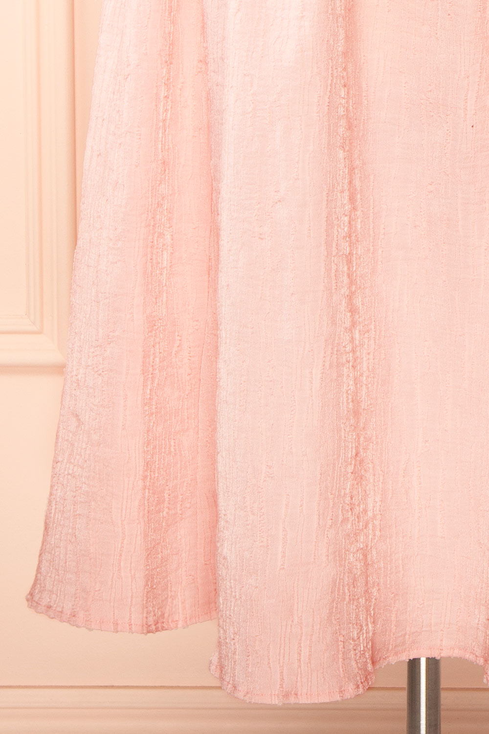 Tyrah Pink | Midi Dress with Drop Waist