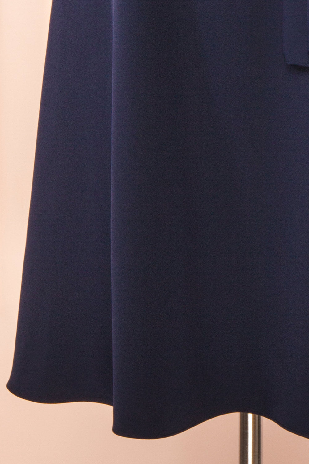 Valentina Navy | Midi A-line Dress with Adjustable Straps by Arti Gogna