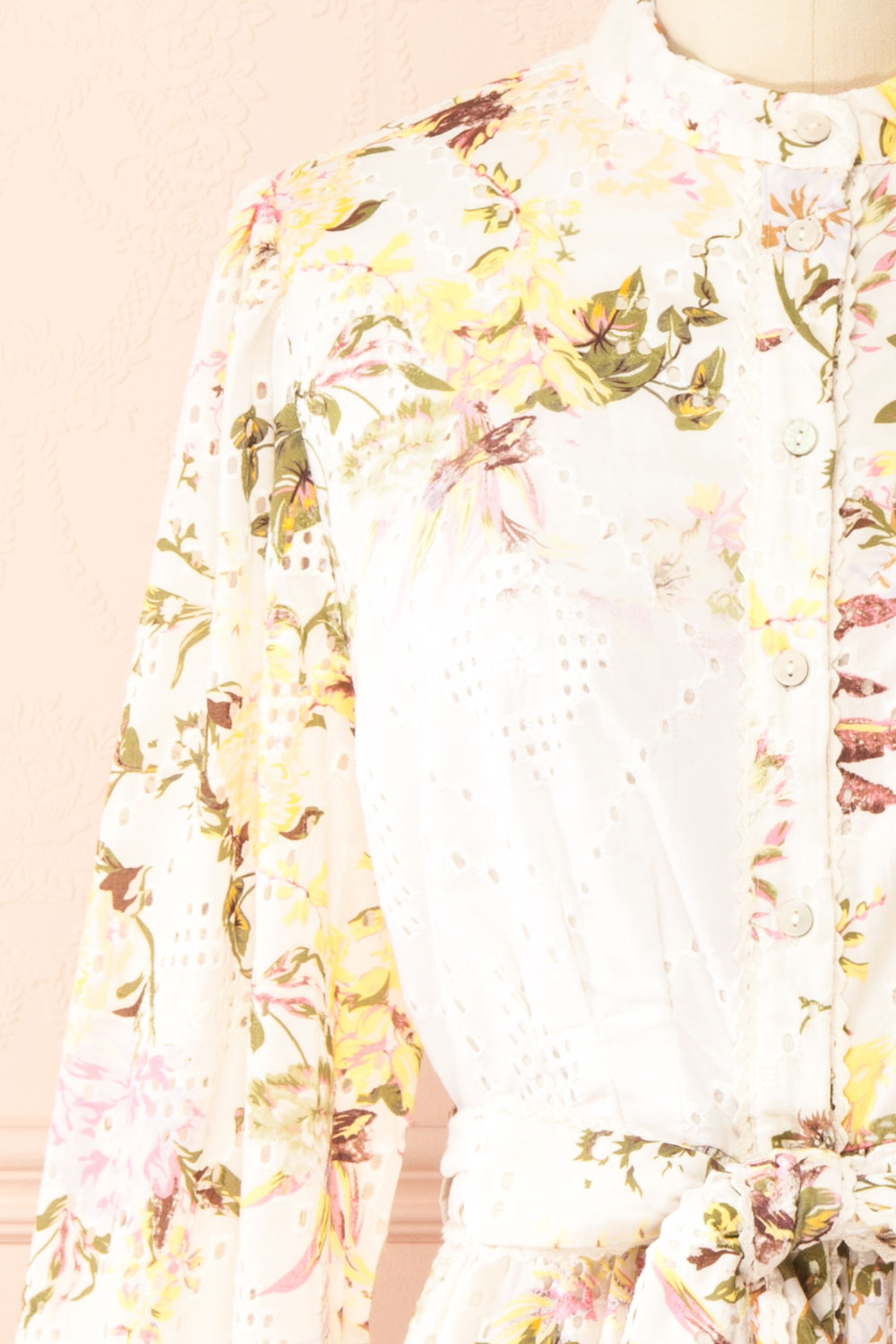 Valeriana | Short Button-Up Floral Dress