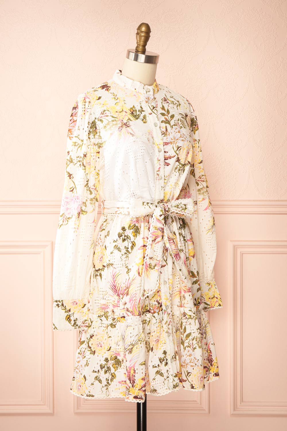 Valeriana | Short Button-Up Floral Dress