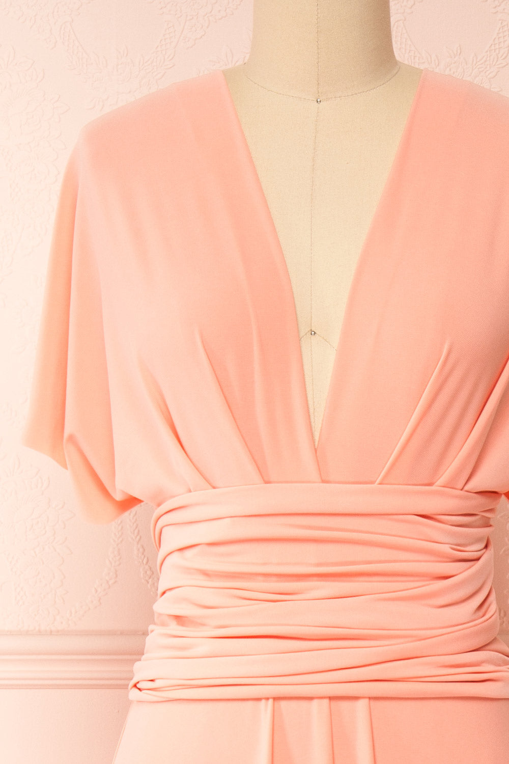 Violaine Coral | Convertible Maxi Dress