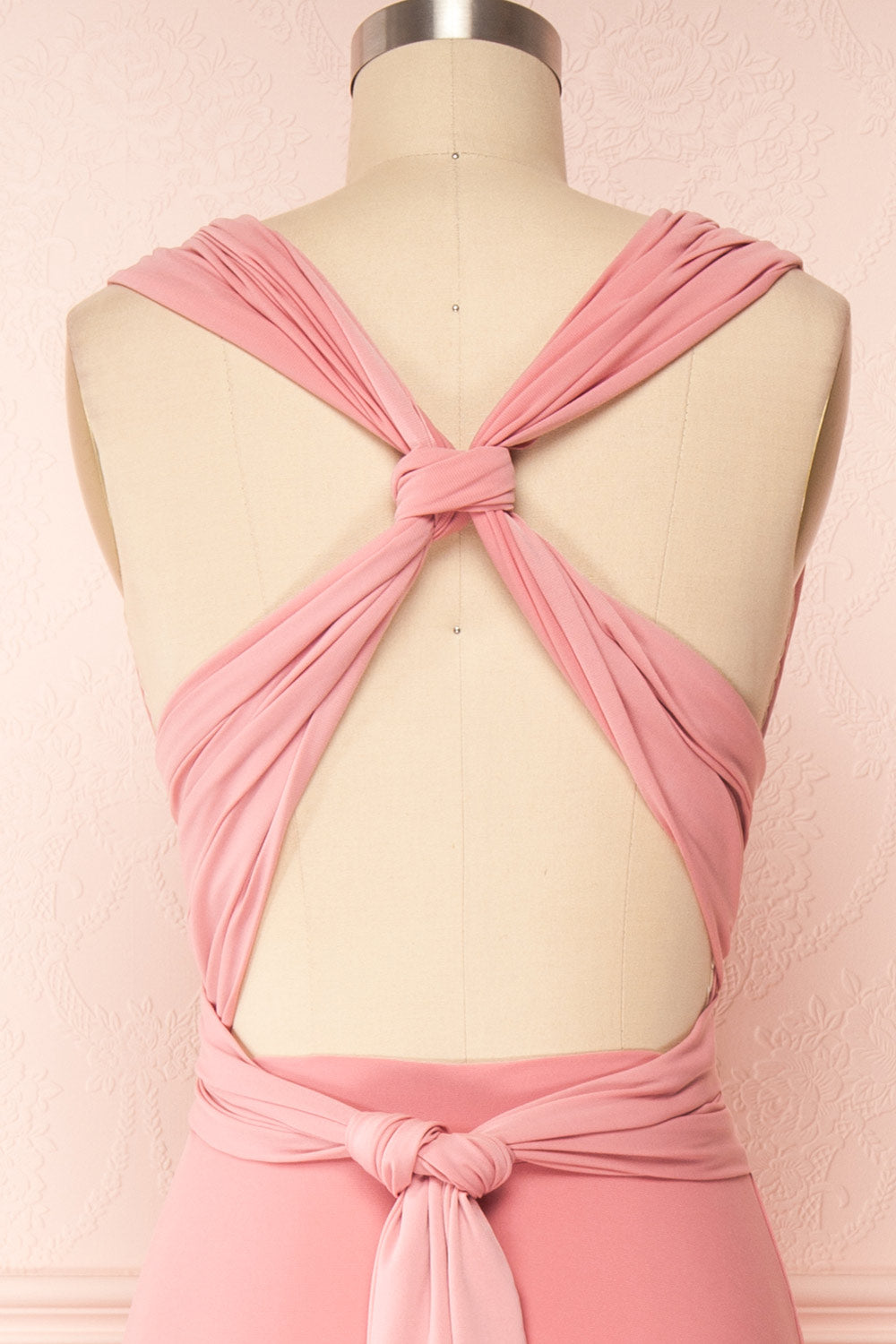 Violaine Dusty Pink | Convertible Maxi Dress