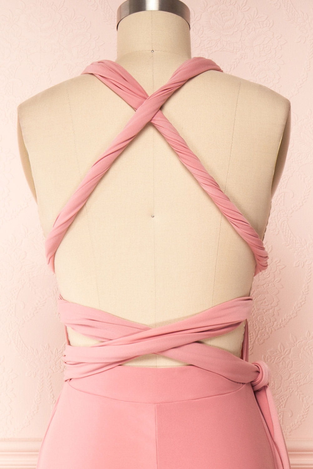 Violaine Dusty Pink | Convertible Maxi Dress