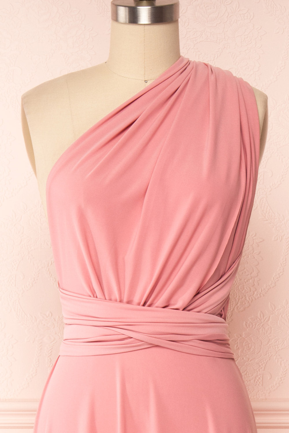 Violaine Dusty Pink | Convertible Maxi Dress