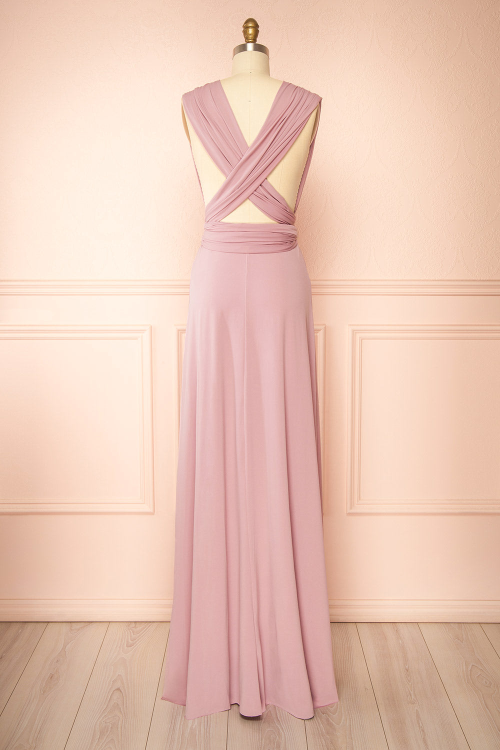Violaine Mauve | Convertible Maxi Dress