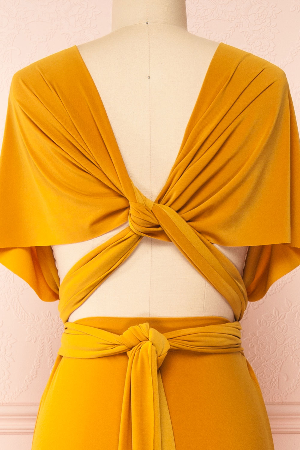 Violaine Mustard | Convertible Maxi Dress