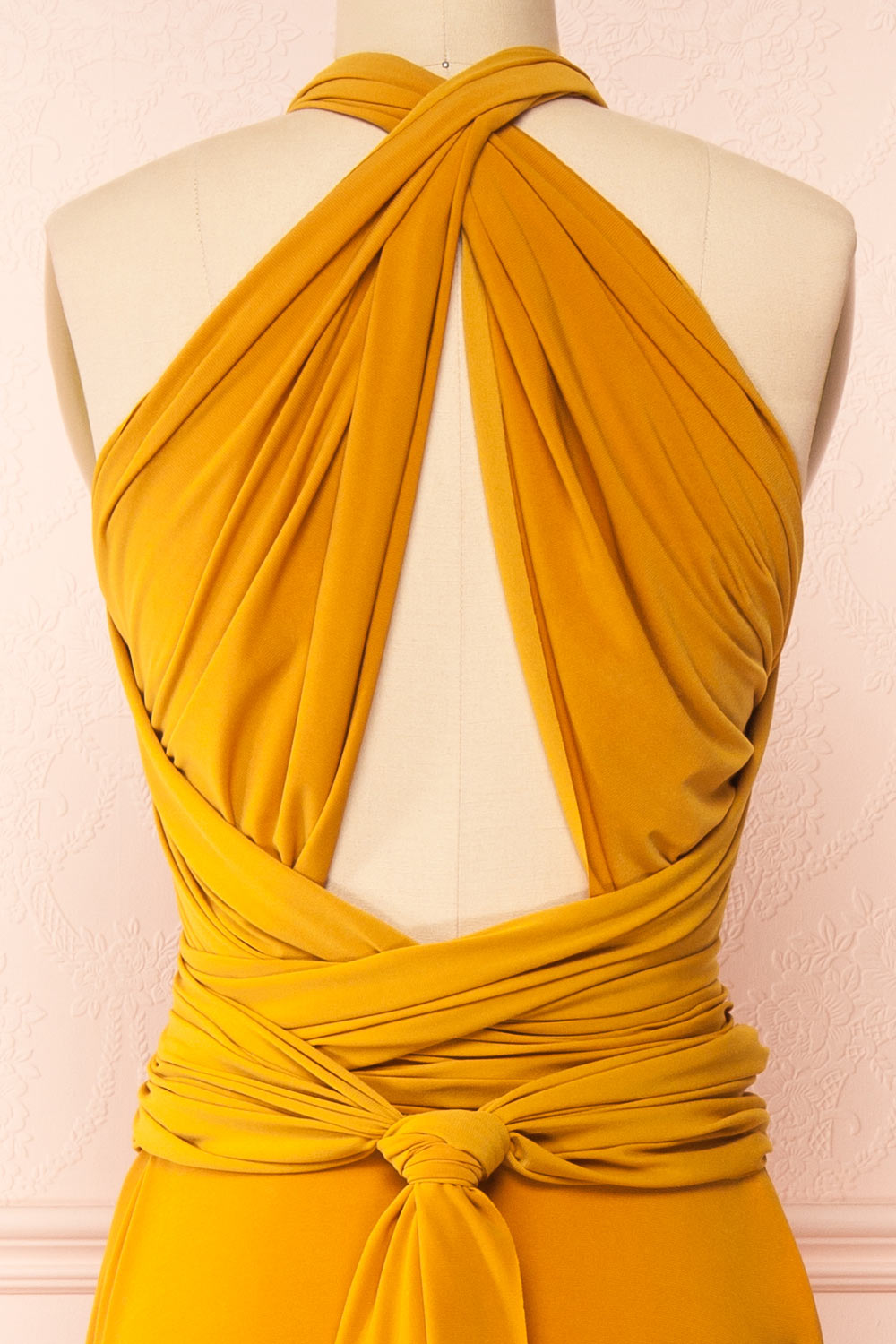 Violaine Mustard | Convertible Maxi Dress