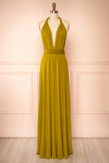 Violaine Olive | Convertible Maxi Dress