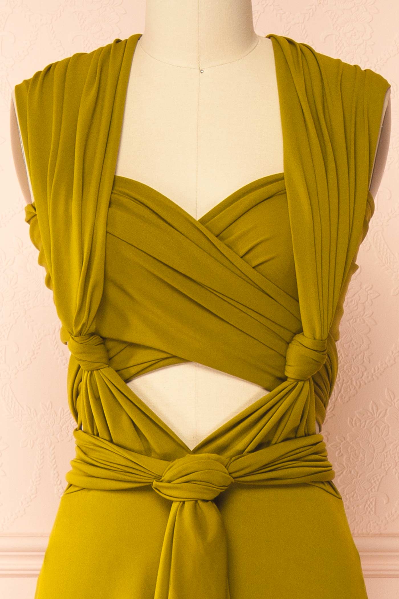 Violaine Olive | Convertible Maxi Dress