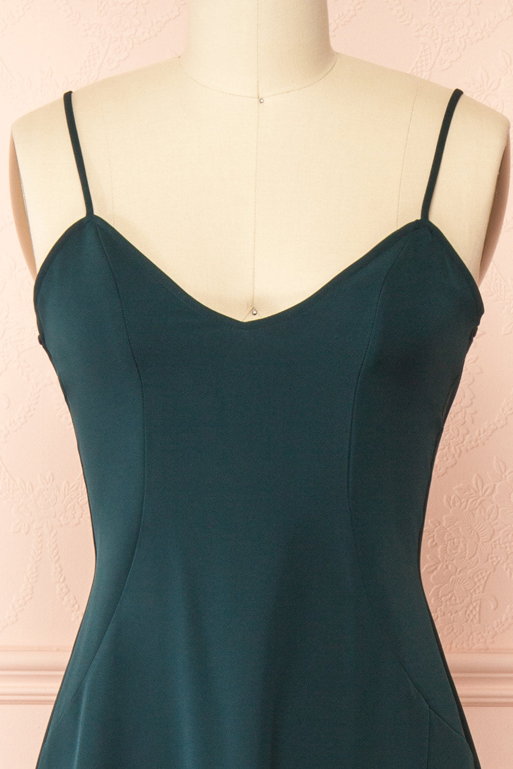 Vivina Green | A-line Maxi Dress with Open Back by Arti Gogna