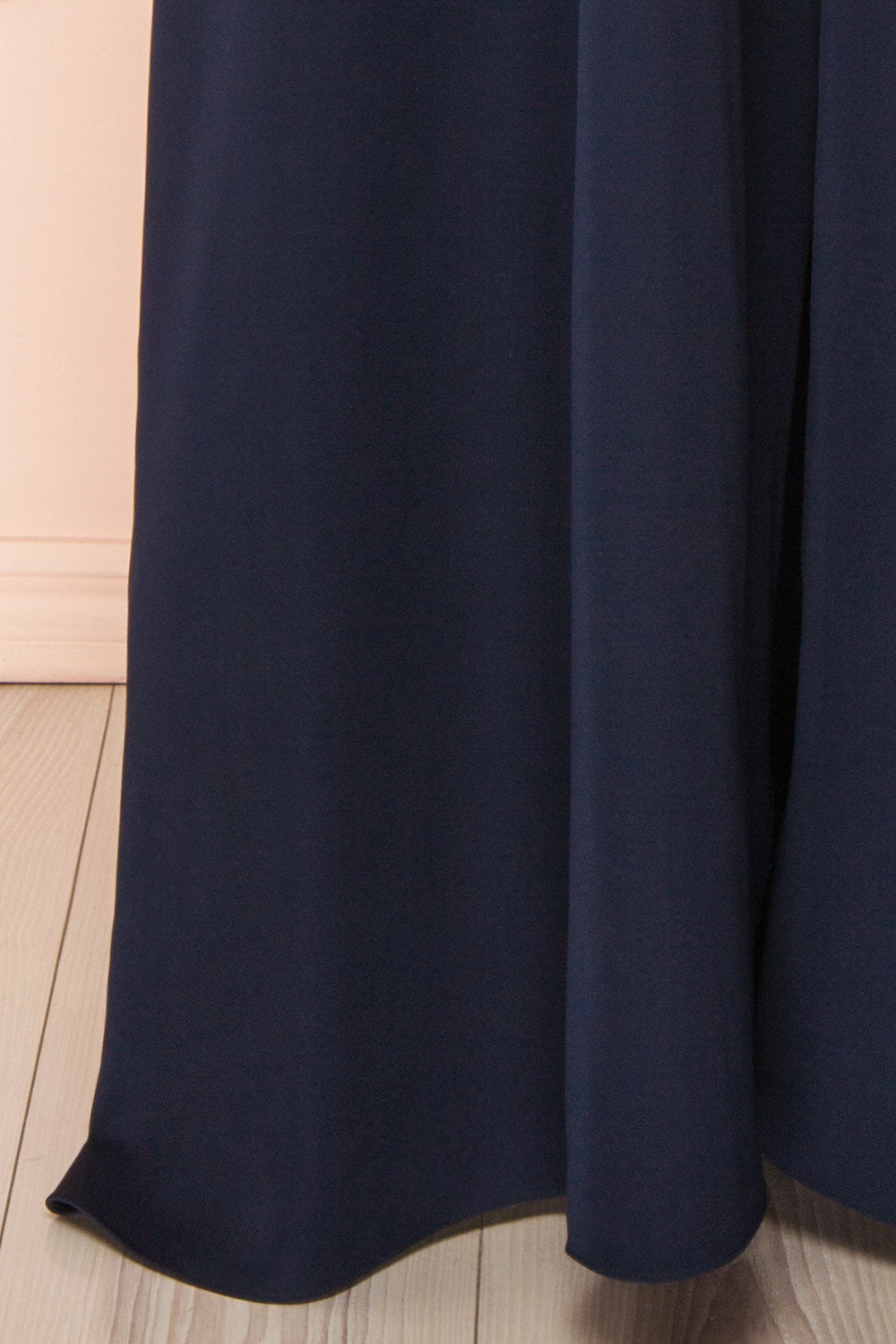 Vivina Navy | A-line Maxi Dress with Open Back by Arti Gogna