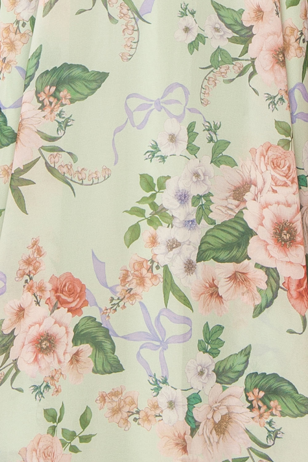 Yujun | Maxi Floral with Sweetheart Neckline and Scarf