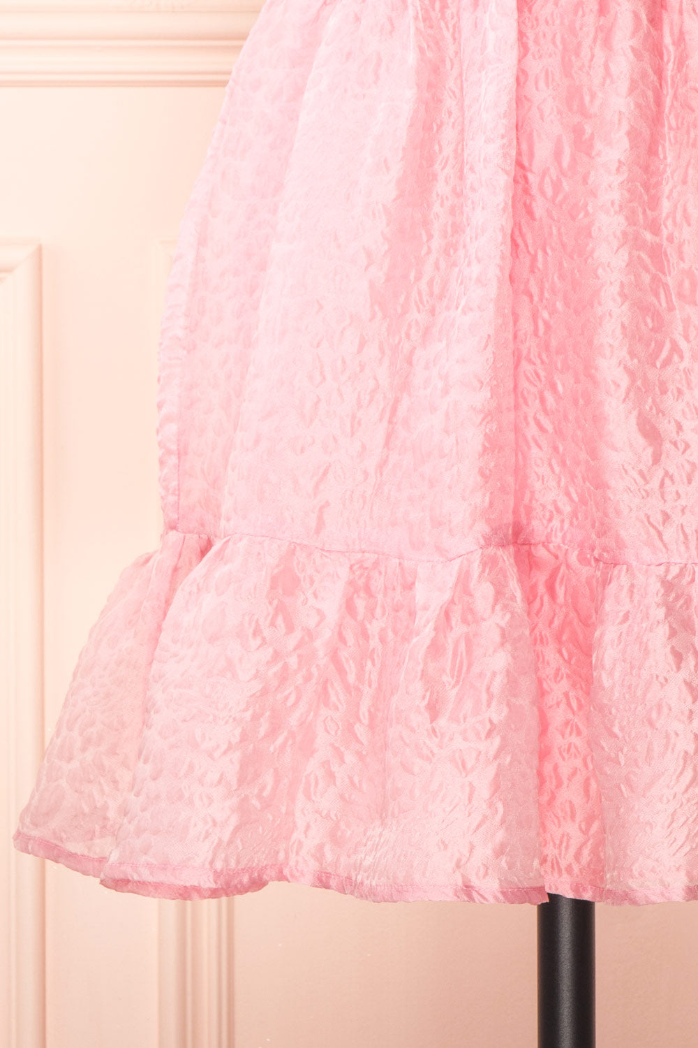 Yuka | Short Pink Bustier Dress w/ Removable Straps